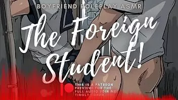 play Studentul strain! asmr iubit joc de rol. voce masculină m4f. audio doar sunete furnicatoare