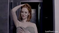 play Busty Redhead MILF Gets Revenge with a Hotel Bathroom Fuck Session