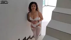 Redare Amatori Striptease de Gagica Sexy Eliane Furacao, dornică de BBC INTERRACIAL Encounter
