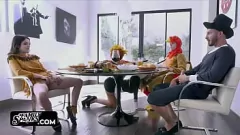 Play Busty MILFs and Teens in a Taboo Family Orgy